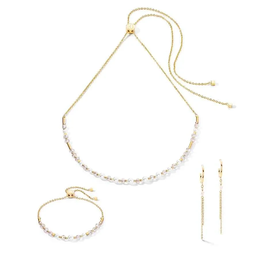 Колье Coeur de Lion Beige-Gold 4310/10-1016