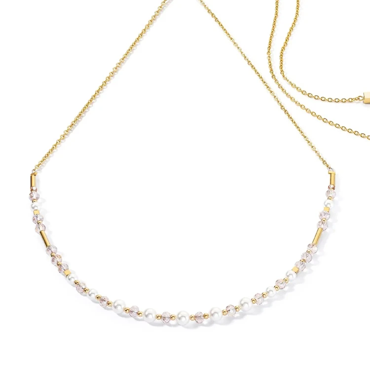 Колье Coeur de Lion Beige-Gold 4310/10-1016