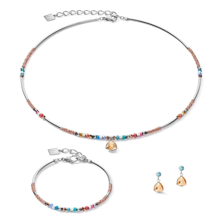 Колье Coeur de Lion Triangle Multicolour 5032/10-1500