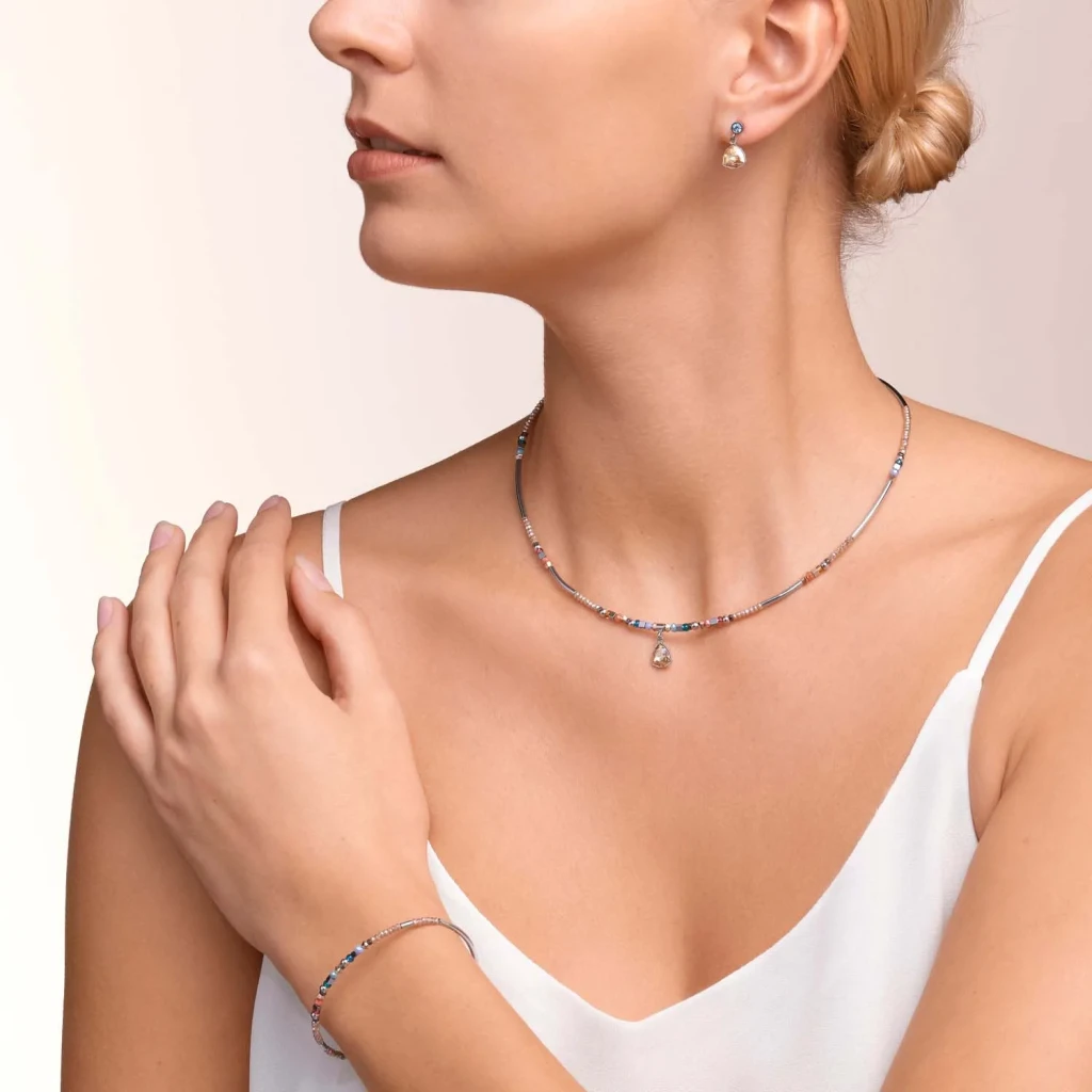 Колье Coeur de Lion Triangle Multicolour 5032/10-1500