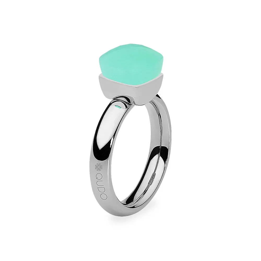 Кольцо Qudo FIRENZE 18 (S) Light Palace Green Opal 107000/40-4510 18