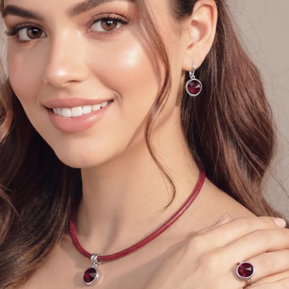 Серьги Siam Fiore Luna A1902.9 R/S