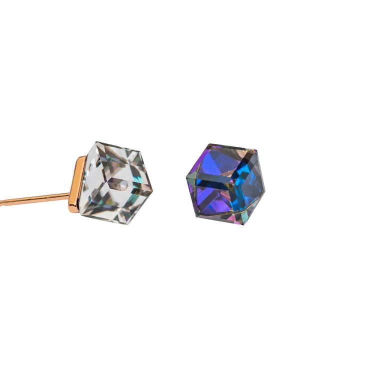 Пусеты Crystal Heliotrope SWE1127/2 CH RG