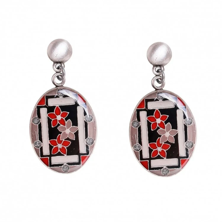 Серьги Clara Bijoux Незабудки A75774-4 BW