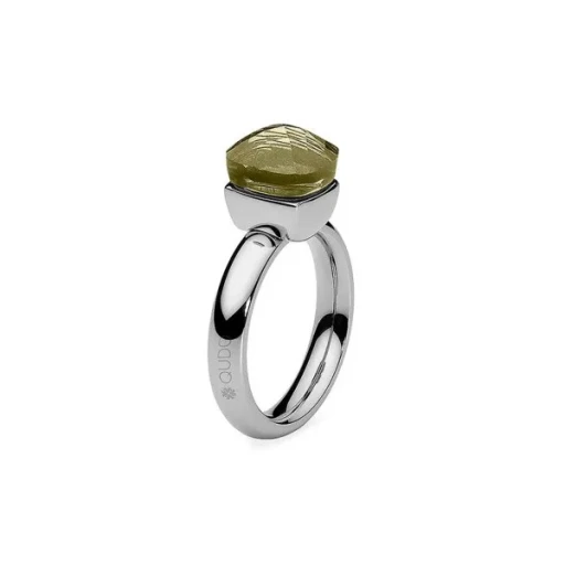Кольцо Qudo Firenze olivine 18 мм 610772 G/S