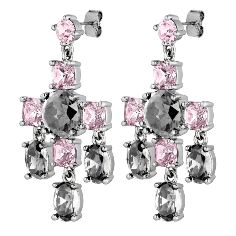 Серьги Dyrberg Kern LEONORA SS GREY / VINTAGE ROSE 450002