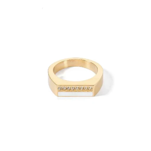 Кольцо Coeur de Lion White-Gold 0133/40-1416 60