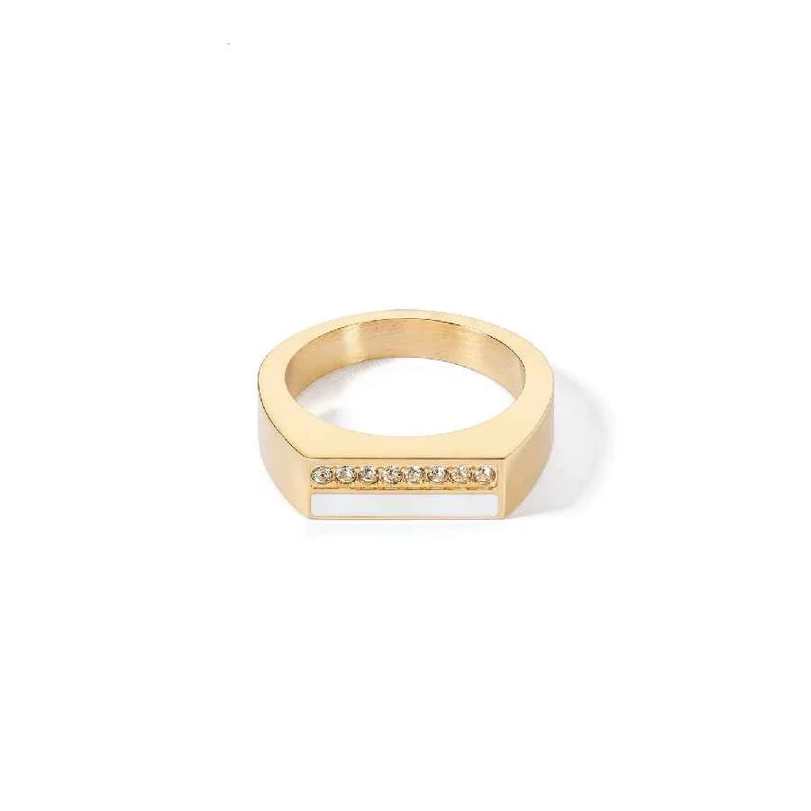 Кольцо Coeur de Lion White-Gold 0133/40-1416 60