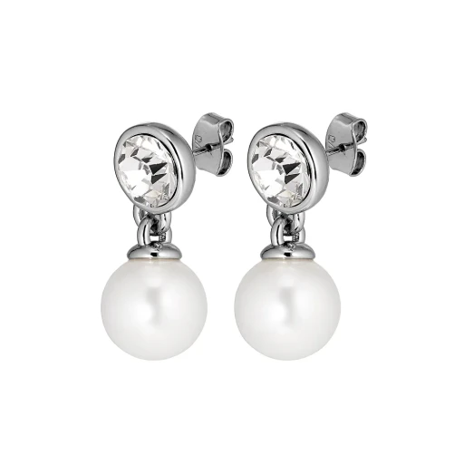 Серьги Dyrberg Kern NETTE SS CRYSTAL/WHITE PEARL 440025