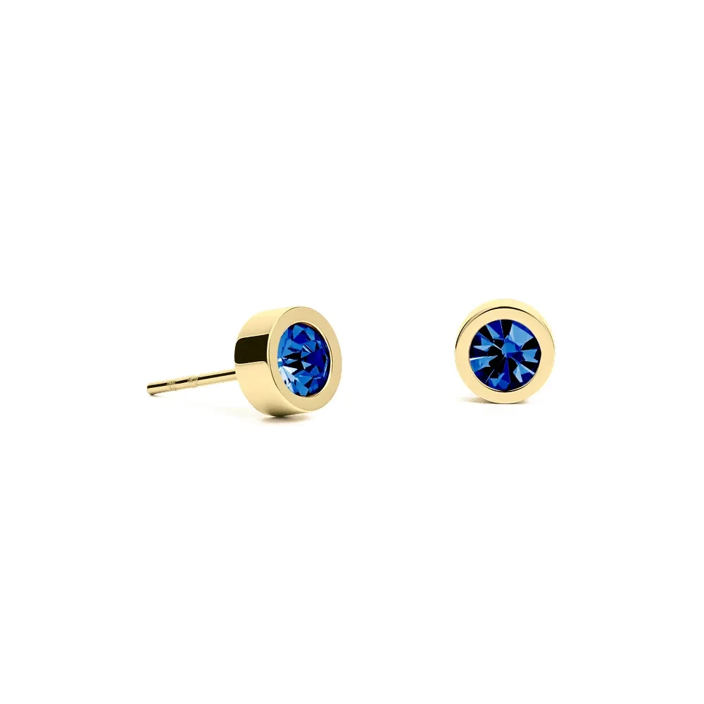 Пусеты Blue Topaz 6х3 SWE126 BT G