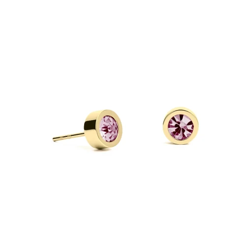 Fiore Luna Пусеты Rhodolite 6х3 SWE126 RH G