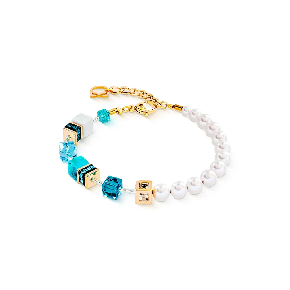 Браслет Coeur de Lion Turquoise-Gold 5086/30-0616