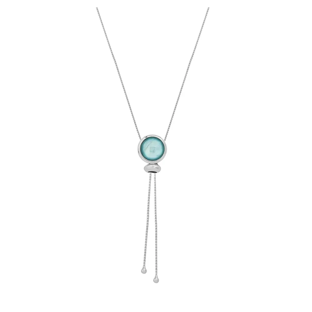 Колье Possebon madre azul B9655.20 BL/S