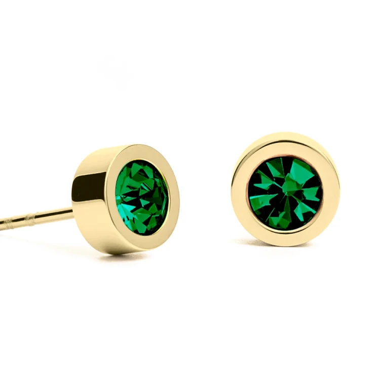 Пусеты Green 6х3 SWE126 GR G Fiore Luna