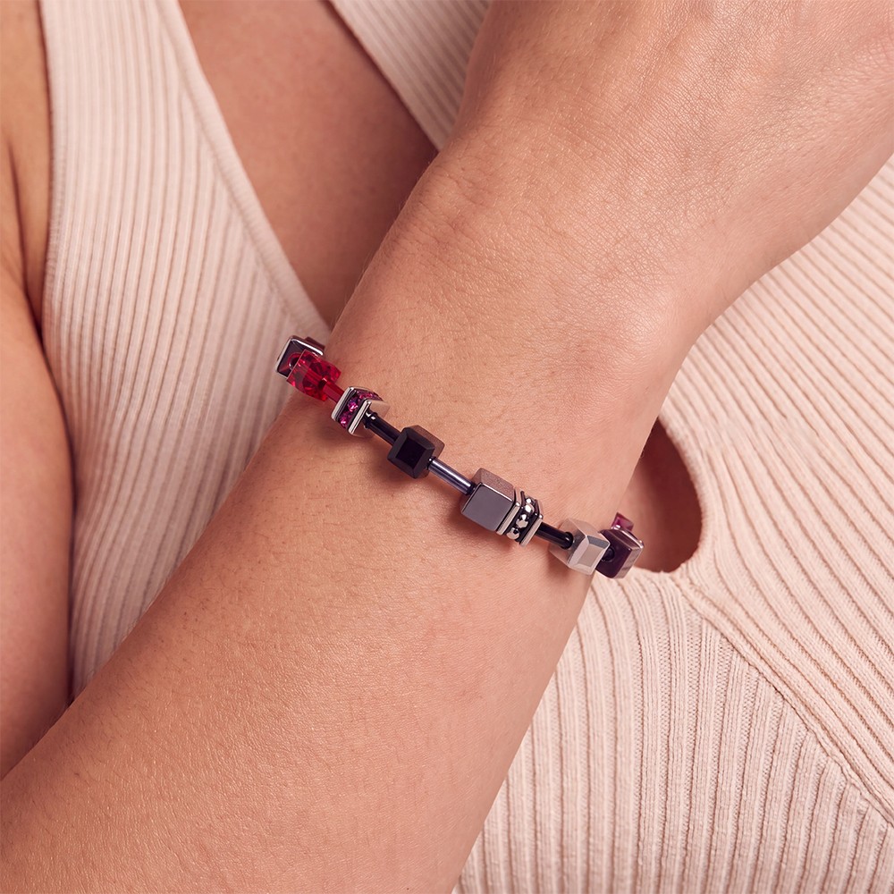 Браслет Coeur de Lion Red-Black 2838/30-0313
