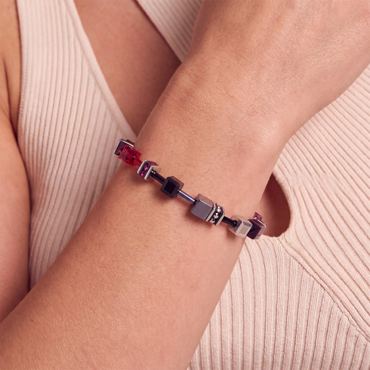 Браслет Coeur de Lion Red-Black 2838/30-0313