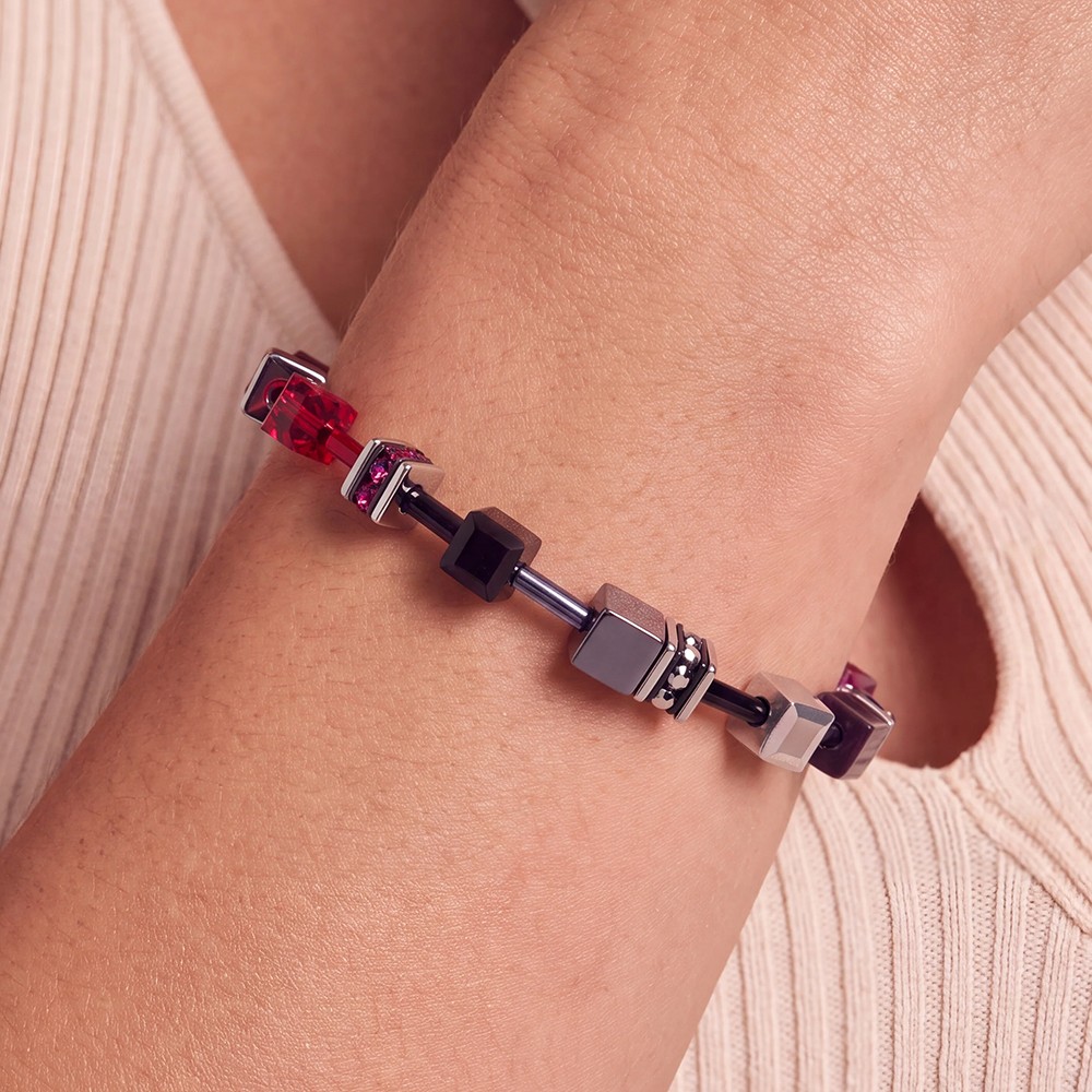 Браслет Coeur de Lion Red-Black 2838/30-0313