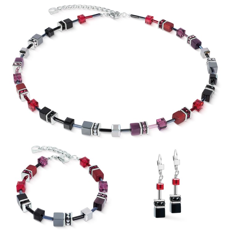 Браслет Coeur de Lion Red-Black 2838/30-0313