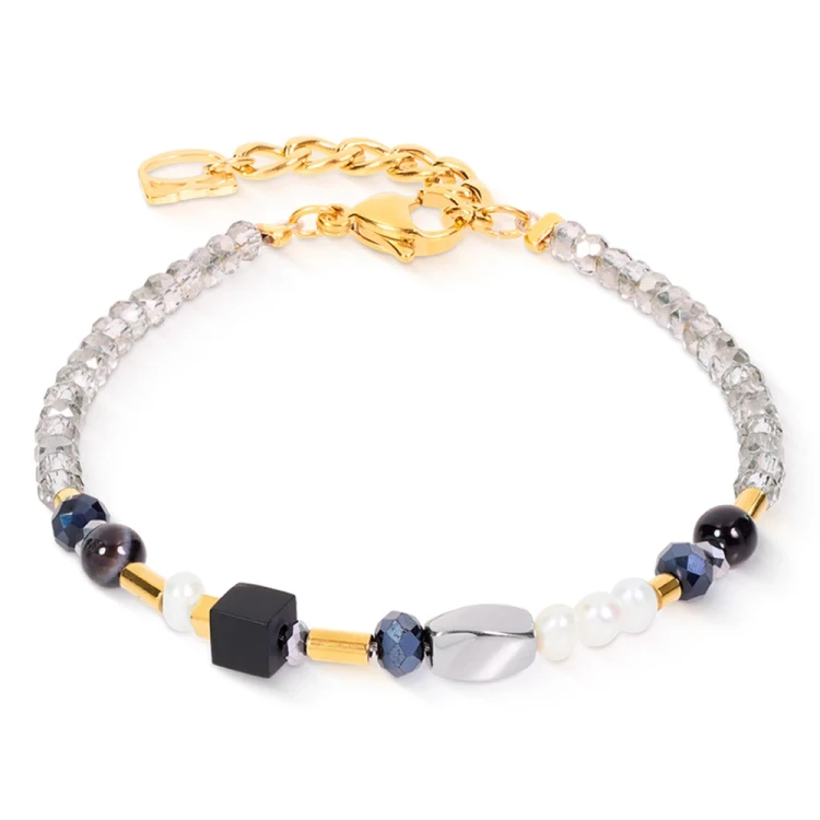 Браслет Coeur de Lion Black-Grey 1140/30-1312