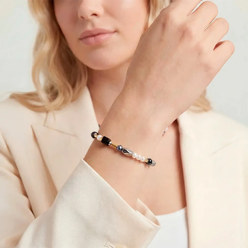 Браслет Coeur de Lion Black-Grey 1140/30-1312