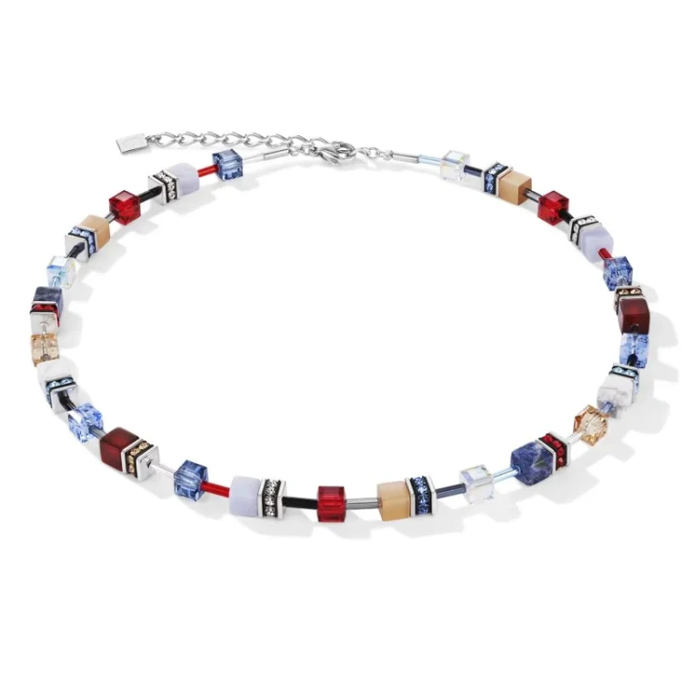 Колье Coeur de Lion Blue-Red 4905/10-0703