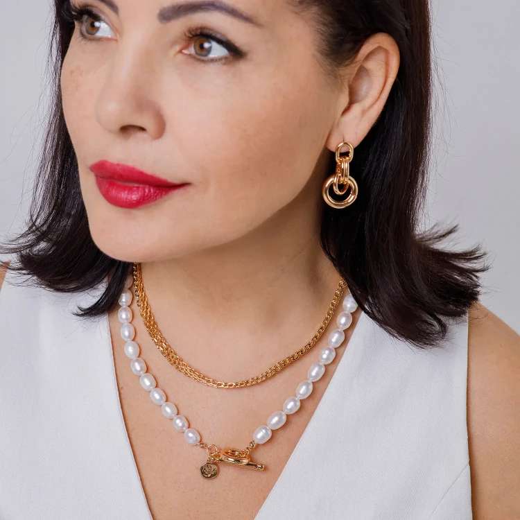 Серьги Fiore Luna Nodules AL4505 G