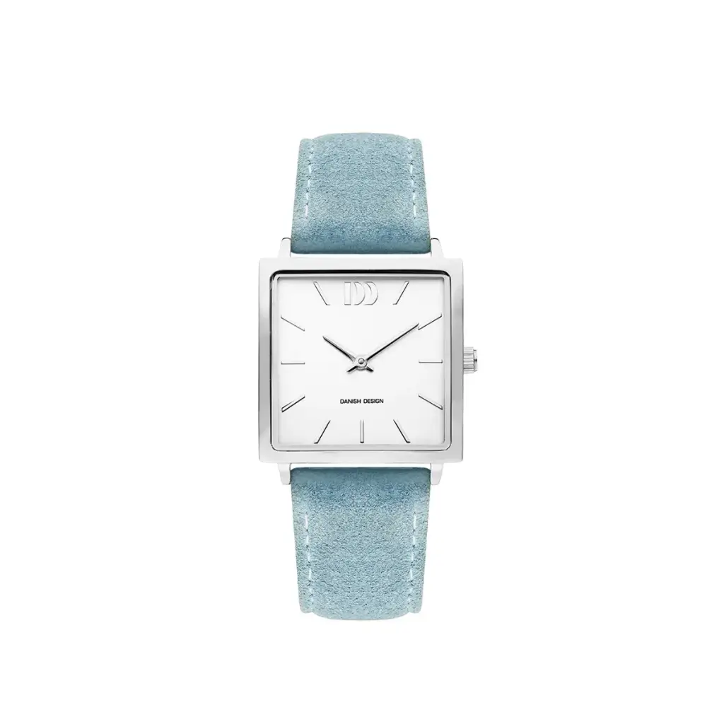 Часы Danish Design MIAMI Silver Light Blue Suede IV24Q1248