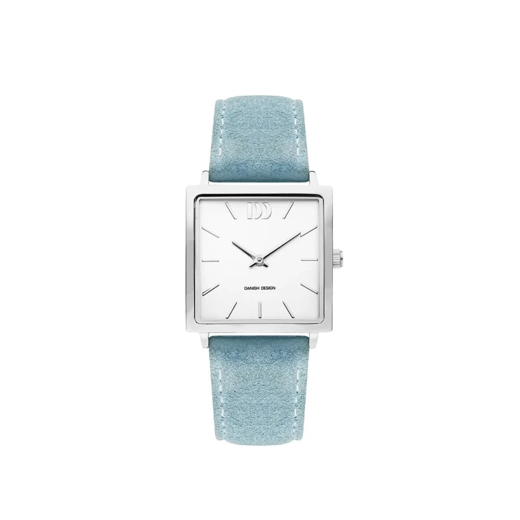 Часы Danish Design MIAMI Silver Light Blue Suede IV24Q1248