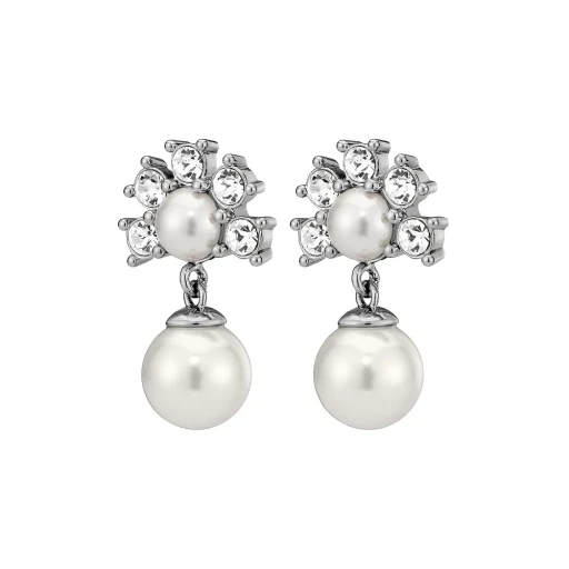 Серьги Dyrberg Kern VERONICA SS CRYSTAL /WHITE PEARL 450108