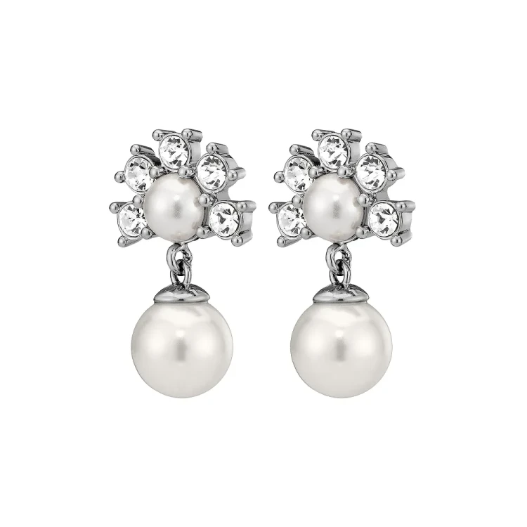 Серьги Dyrberg Kern VERONICA SS CRYSTAL /WHITE PEARL 450108