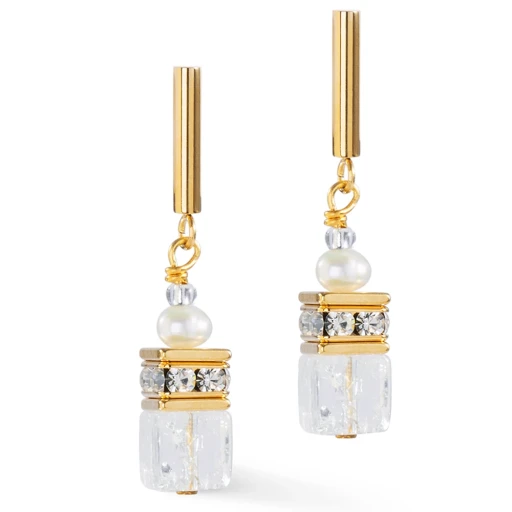 Серьги Coeur de Lion White-Gold 1122/21-1416