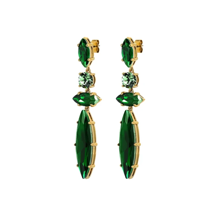 Серьги Dyrberg Kern TENERE SG GREEN 470032