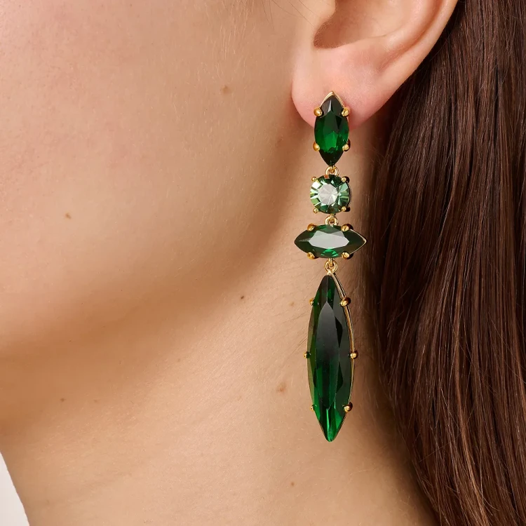 Серьги Dyrberg Kern TENERE SG GREEN 470032