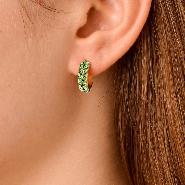 Серьги Dyrberg Kern HEIDI SG LIGHT GREEN 460523