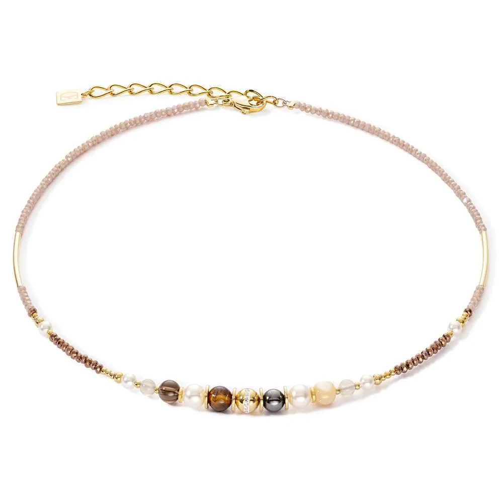 Колье Coeur de Lion Brown-Gold 4349/10-1116