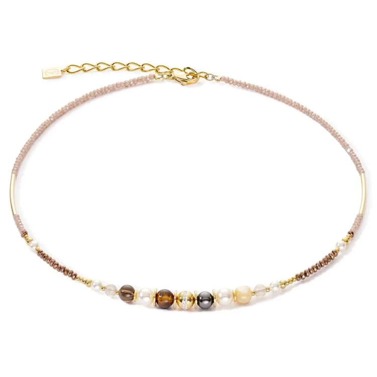 Колье Coeur de Lion Brown-Gold 4349/10-1116