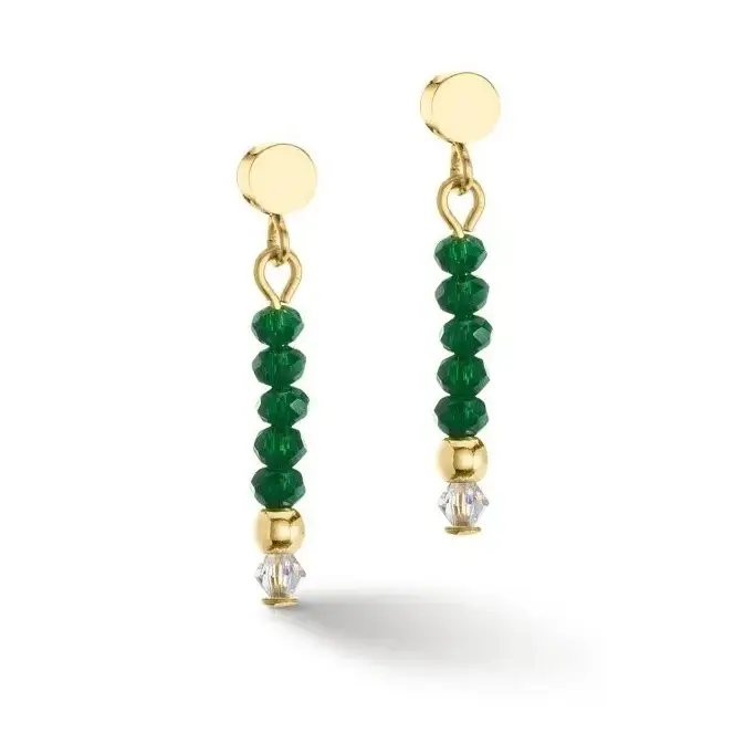 Пусеты COEUR DE LION Dark Green 2033/21-0521