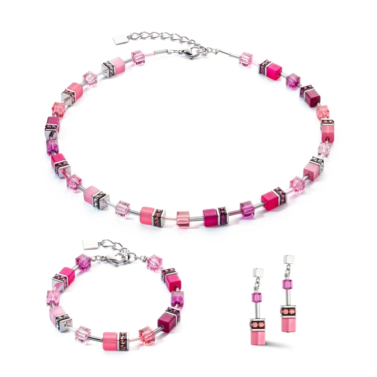Серьги Coeur de Lion Magenta 2838/21-0422