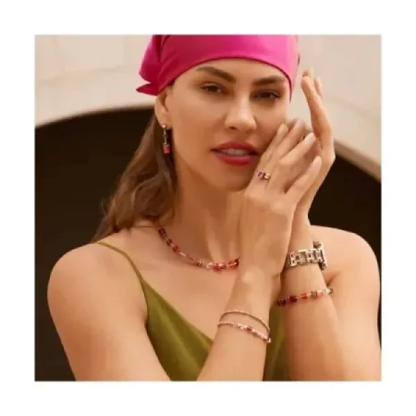 Серьги Coeur de Lion Magenta 2838/21-0422