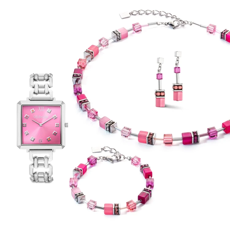 Серьги Coeur de Lion Magenta 2838/21-0422