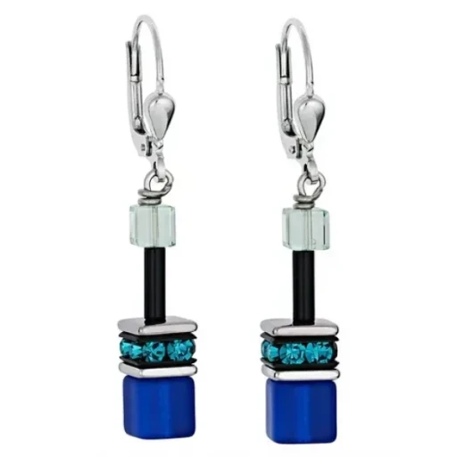Серьги Coeur de Lion Blue-Green 2838/20-0705