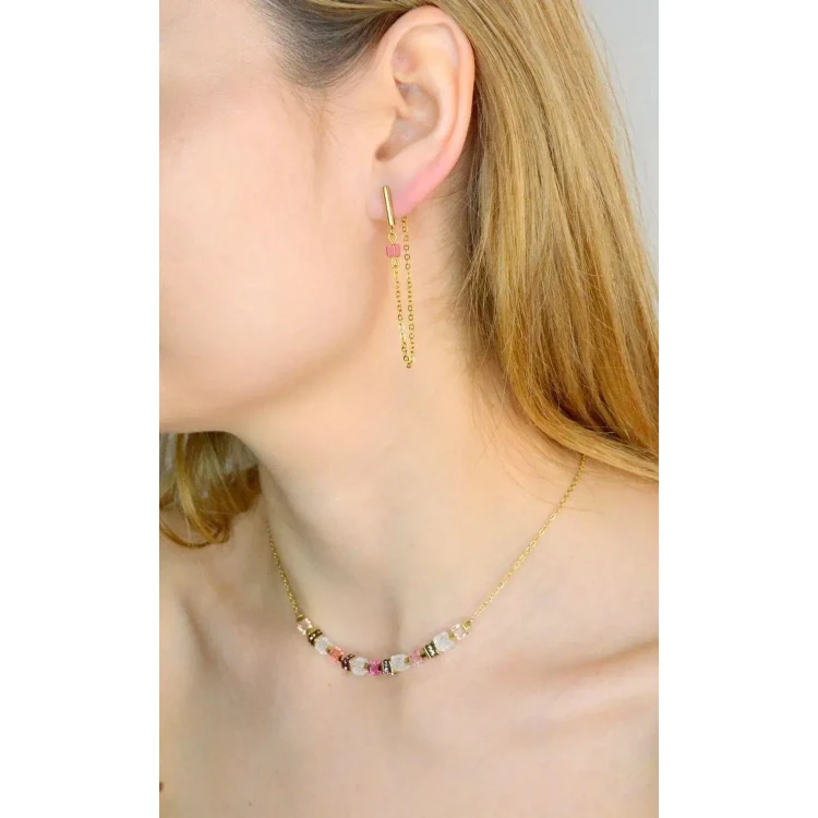 Серьги Coeur de Lion Black-Gold 5076/21-1316