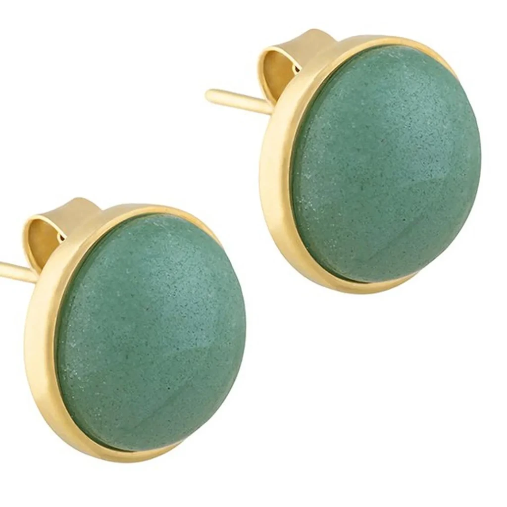 Серьги Possebon pearl green quartz A1992.16 G/G