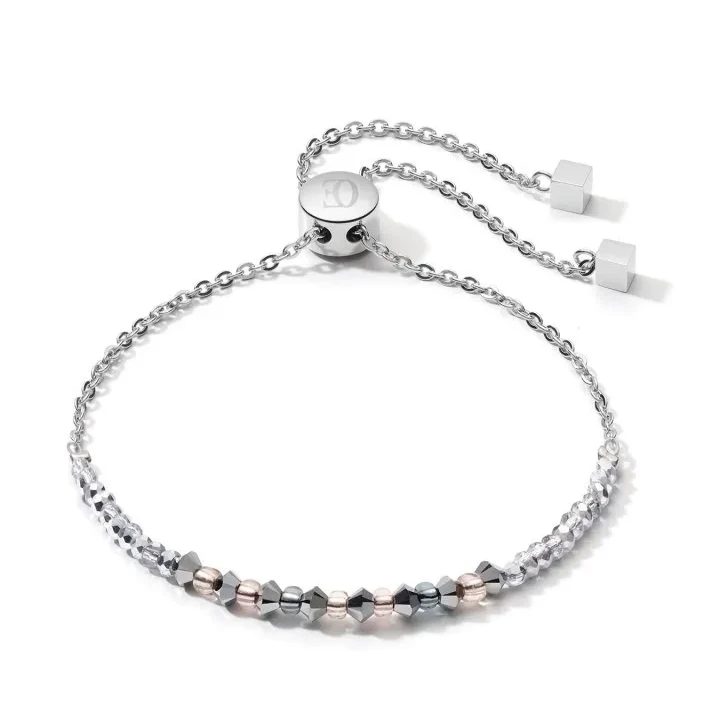 Браслет Coeur de Lion Peach-Grey 5073/30-0229