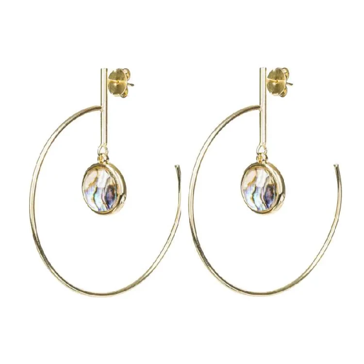 Серьги Possebon Abalone A9016.14 G