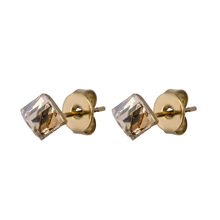 Пусеты Crystal Champagne SWE0127/1 CH G
