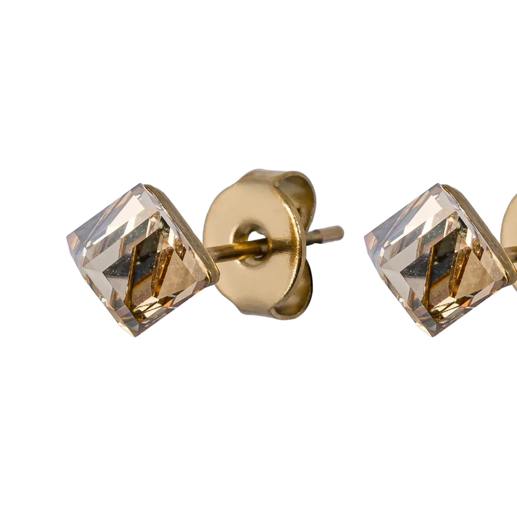Пусеты Crystal Champagne SWE0127/1 CH G