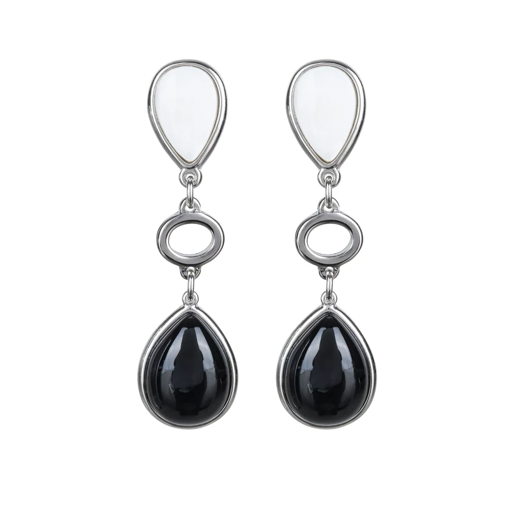 Серьги Possebon Madre, Agata Preto A0585.1.4 S