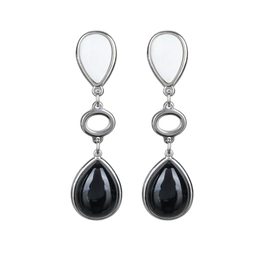 Серьги Possebon Madre, Agata Preto A0585.1.4 S