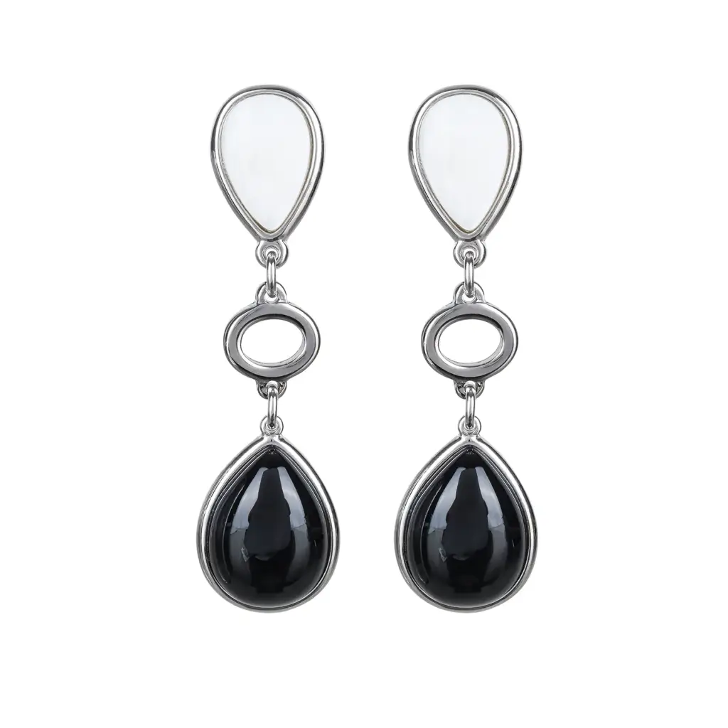 Серьги Possebon Madre, Agata Preto A0585.1.4 S